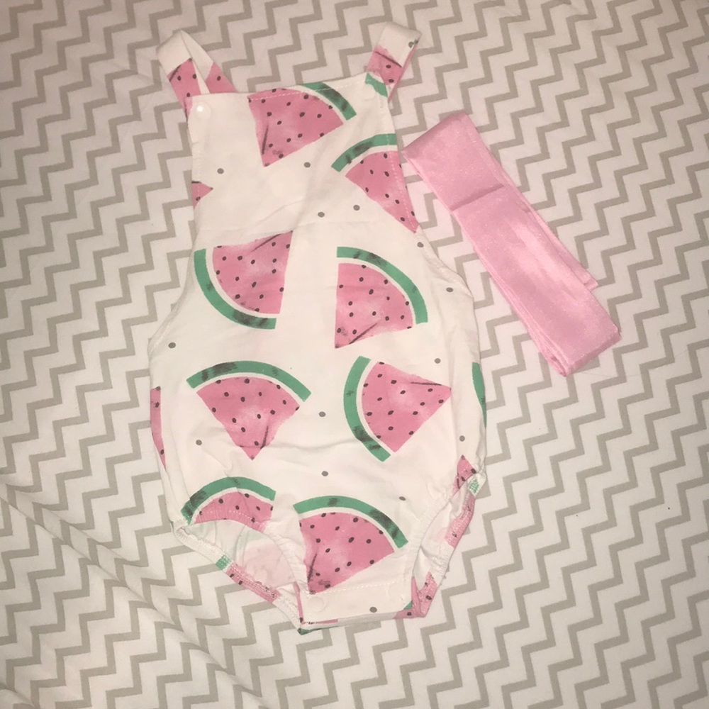 Watermelon romper 9-12 months